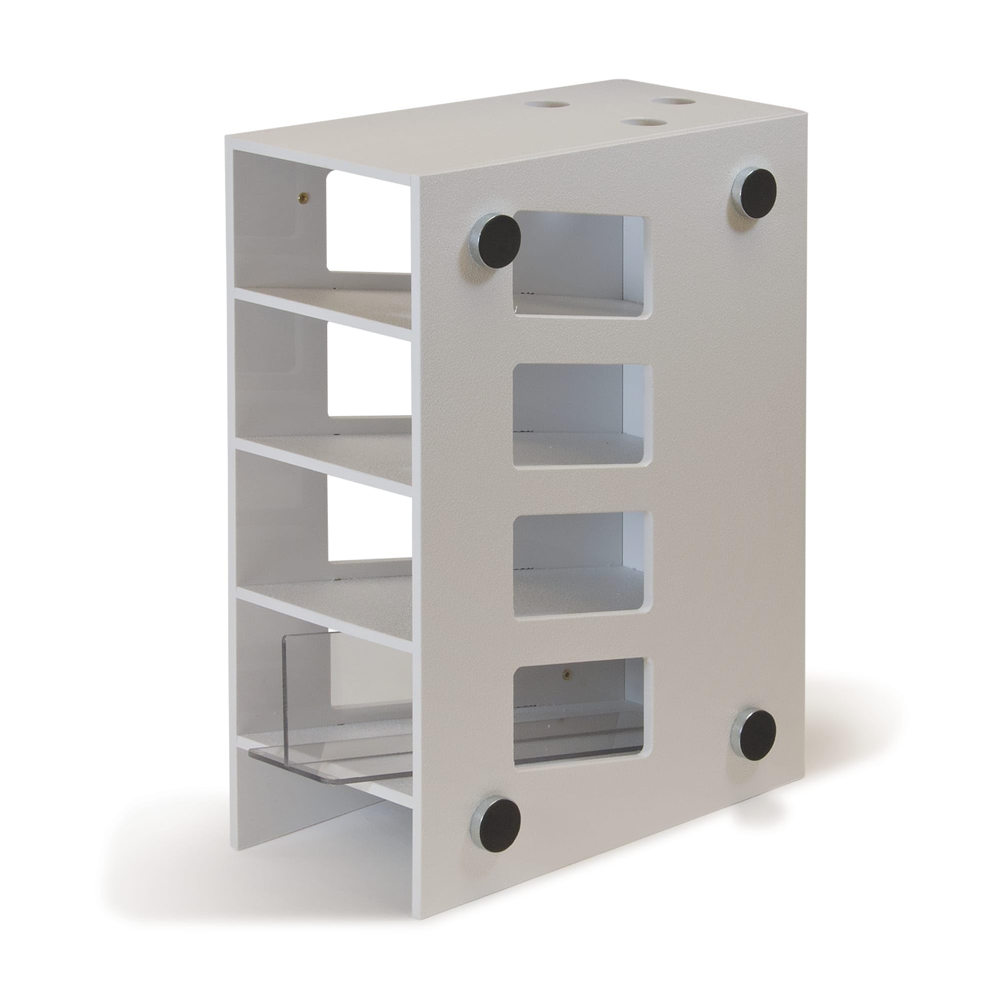 Magnetic Pipette Rack with Tilted Design - ABS Plastic Lab Organizer for Easy Access & Storage | Perfect for Laboratories, Research Facilities & Science Classrooms