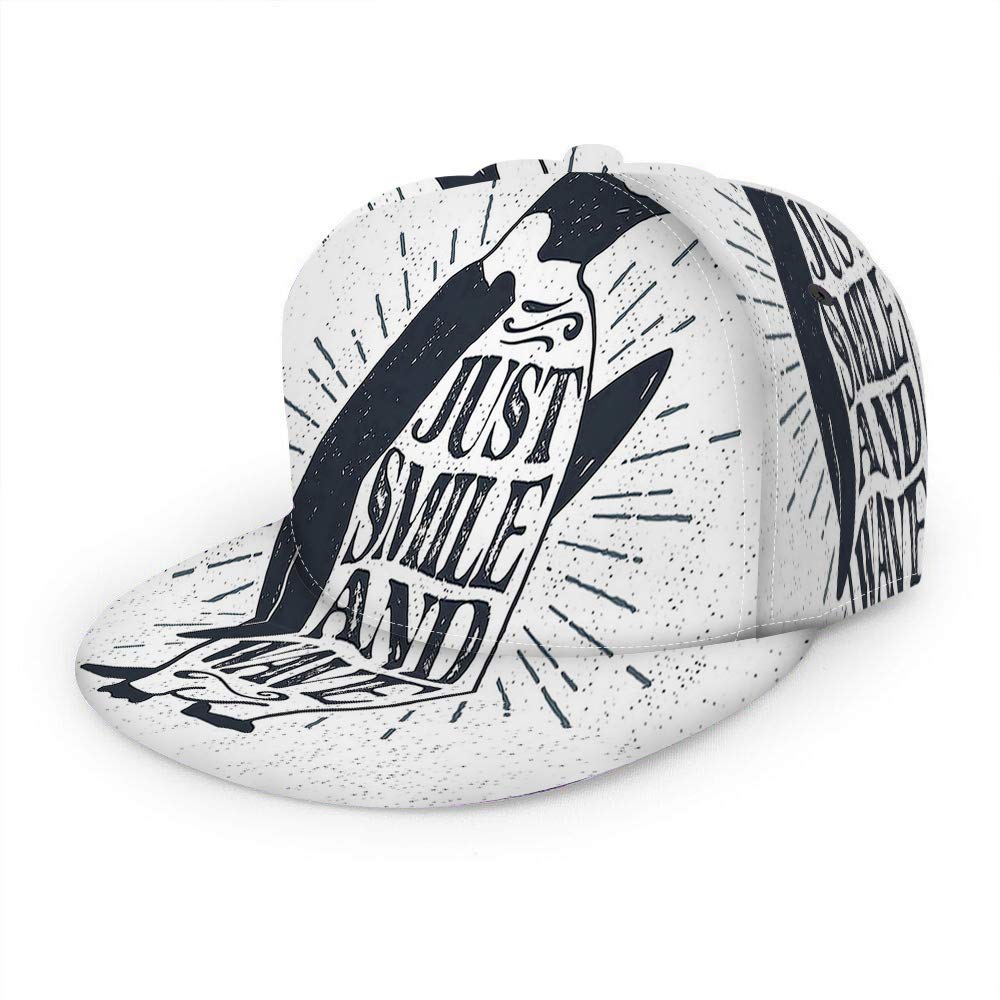 AOYEGO Adjustable Baseball Cap for Women, Men, Boys & Girls - Sporty Outdoor Hat in White, Blue & Yellow | Perfect for Running, Hiking, Golf & Casual Wear