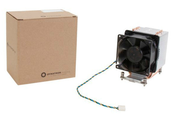 Dynatron R27 CPU Cooler for Intel Socket 2011 - High Performance 3U Server Cooling Solution - Ideal for Data Centers and Enterprise Server Racks