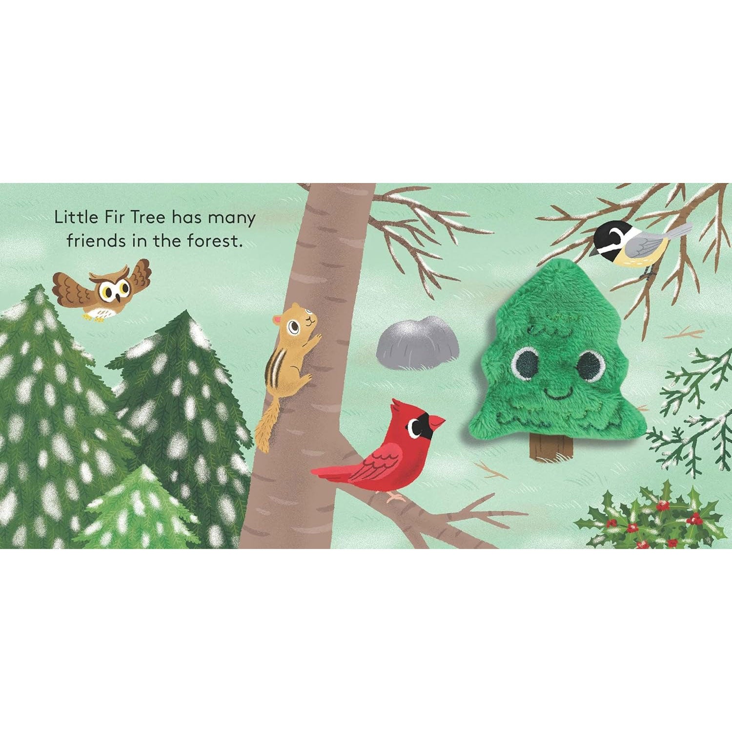 Little Fir Tree Finger Puppet Board Book - Interactive Storytime Fun for Toddlers & Preschoolers