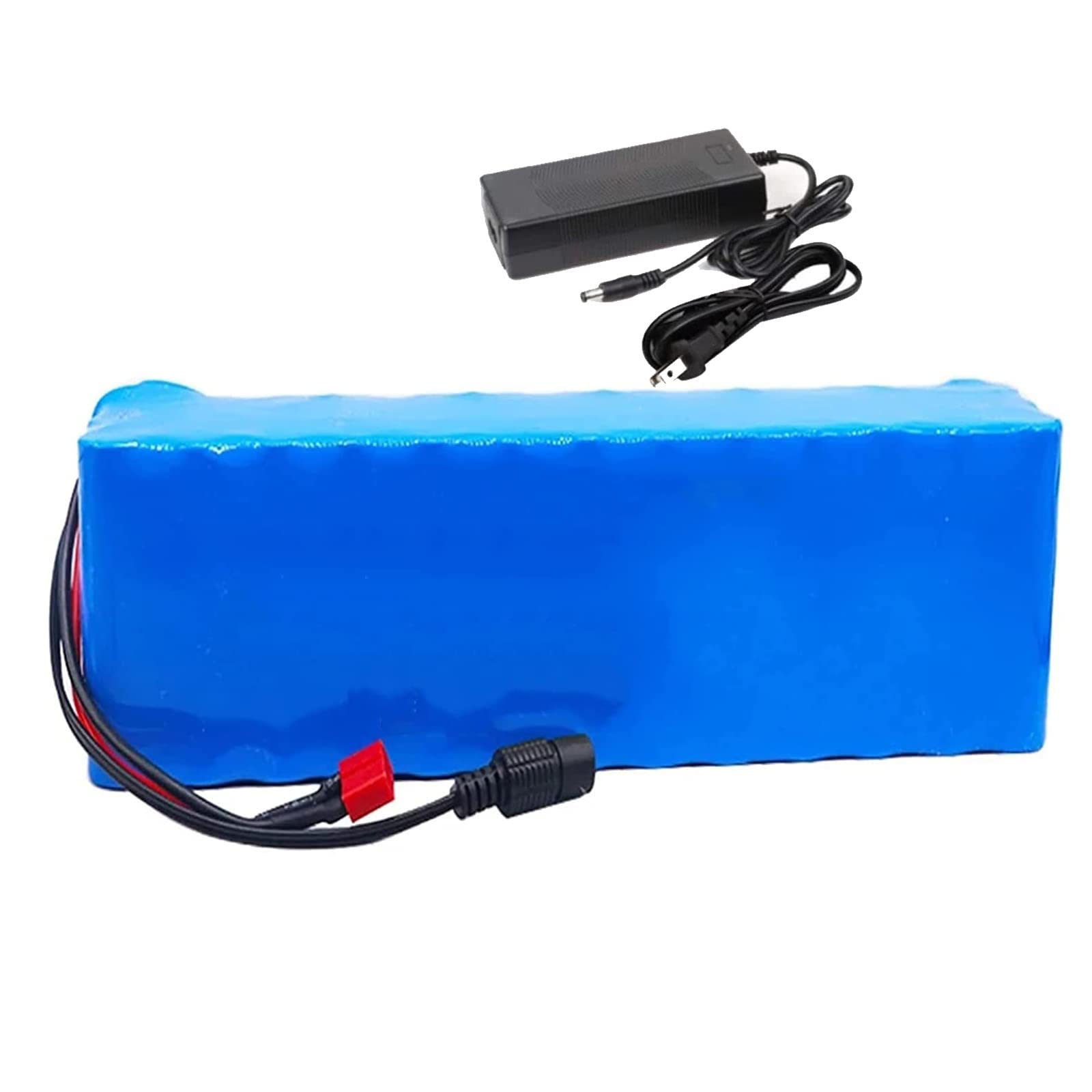 48V 10Ah Lithium Ion Ebike Battery with Charger & BMS - Compatible with 1000W, 700W, 500W, 350W, 250W, 100W Electric Bicycle Motors - Perfect for Commuting, Mountain Biking & Urban Riding