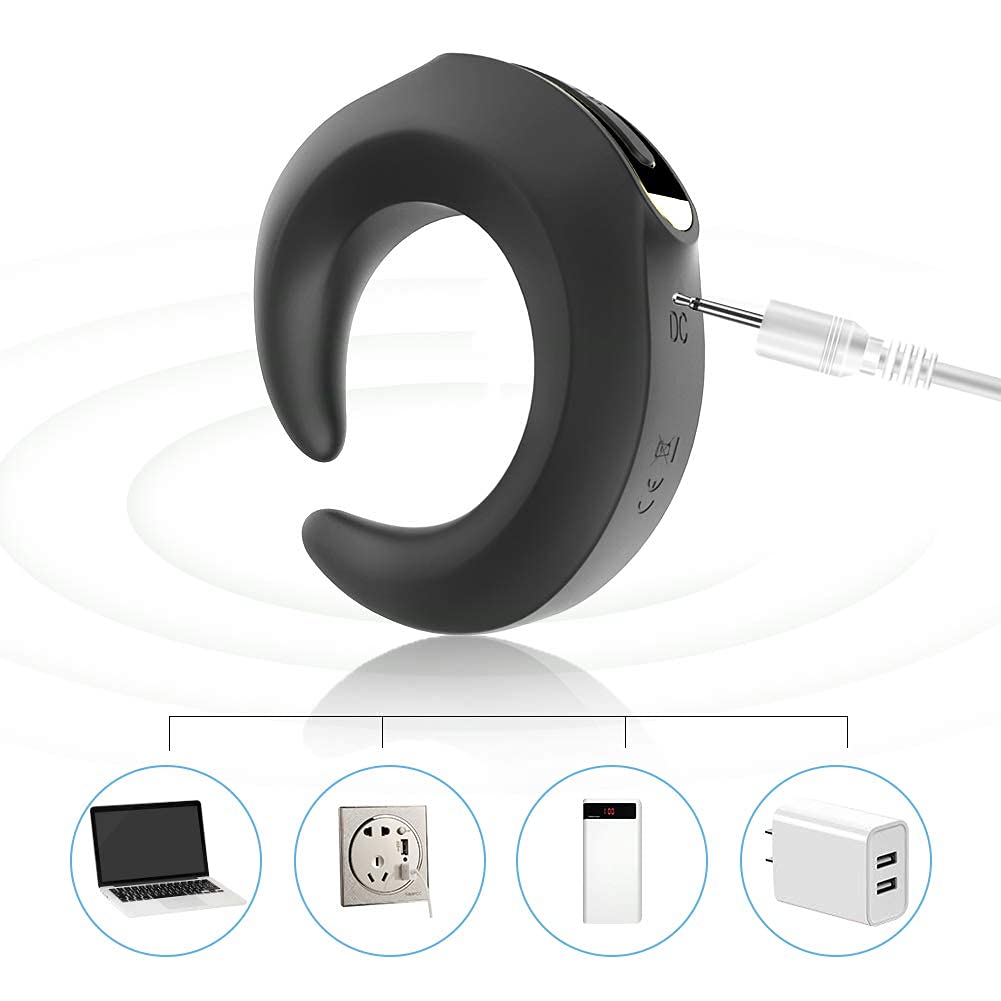 FST Rechargeable Vibrating Cock Ring for Men & Couples - 12 Powerful Vibration Modes, Waterproof Remote Control Penis Ring for Enhanced Pleasure & Clitoral Stimulation - Perfect for Romantic Nights & Spicing Up Intimate Moments