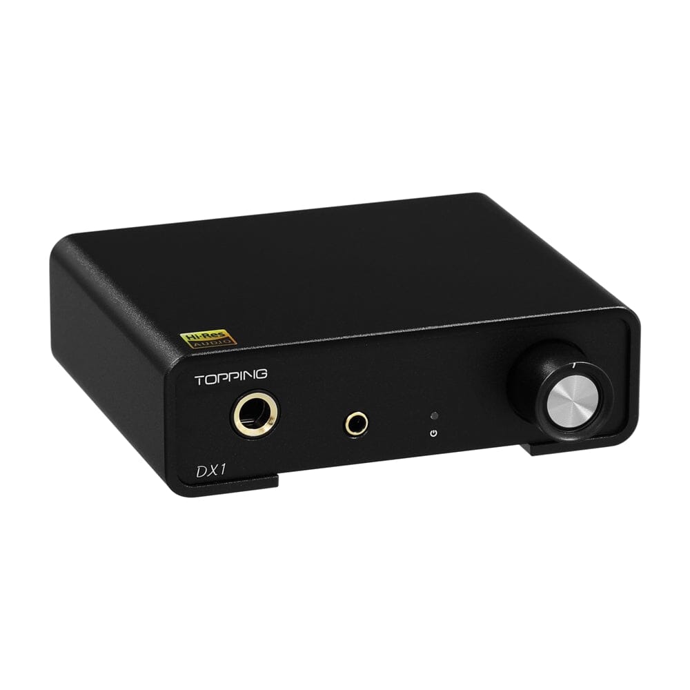 TOPPING DX1 Hi-Res Headphone Amplifier & DAC with AK4493S Chip, Supports DSD256 & PCM384 - Perfect for Audiophiles, Home Studio & Gaming Setup