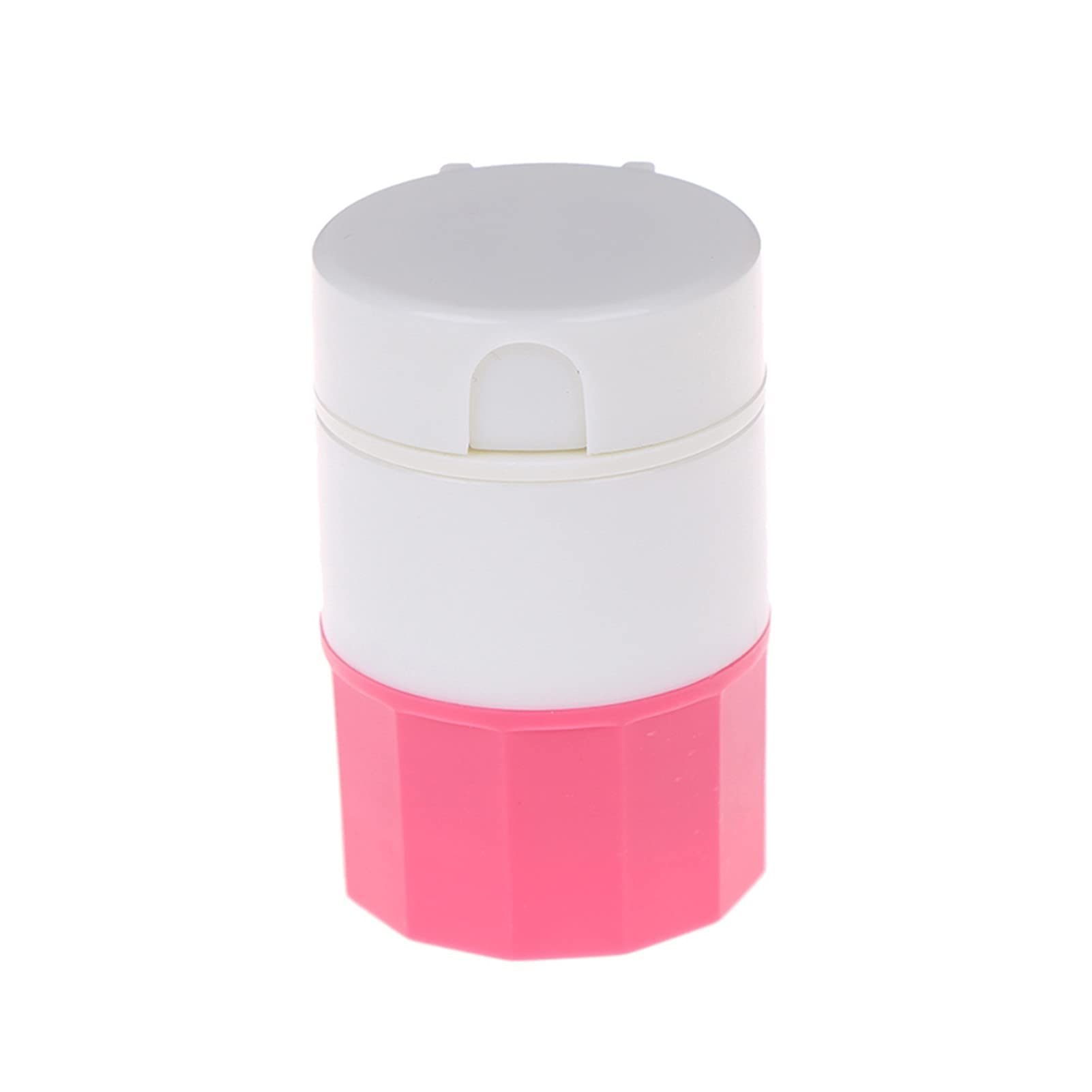4 in 1 Portable 4 Layer Pill Crusher & Powder Grinder - Medicine Tablet Cutter, Storage Box & Splitter (Red) - Perfect for Travel, Home & Pharmacy Use