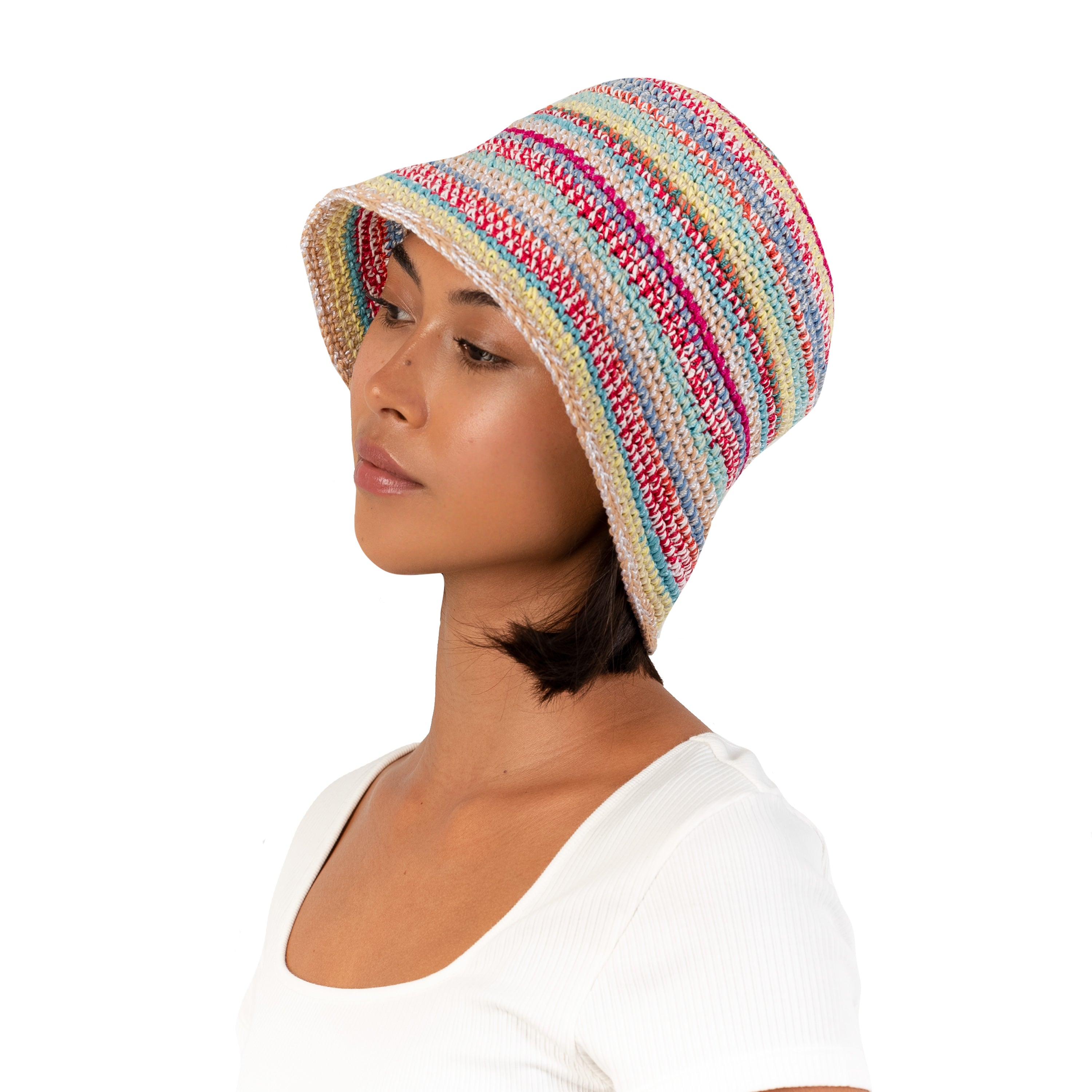 Lanie Bucket Hat for Women - Sun Protection Summer Beach Hat with UPF 50+ - Adjustable Cotton Bucket Hat for Outdoor, Travel, and Casual Wear