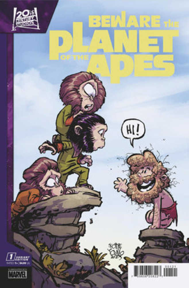 Beware The Planet Of The Apes #1 Skottie Young Variant Comic Book - Collectible Edition for Marvel Fans & Comic Enthusiasts - Perfect for Display, Gifts, and Comic Book Collections