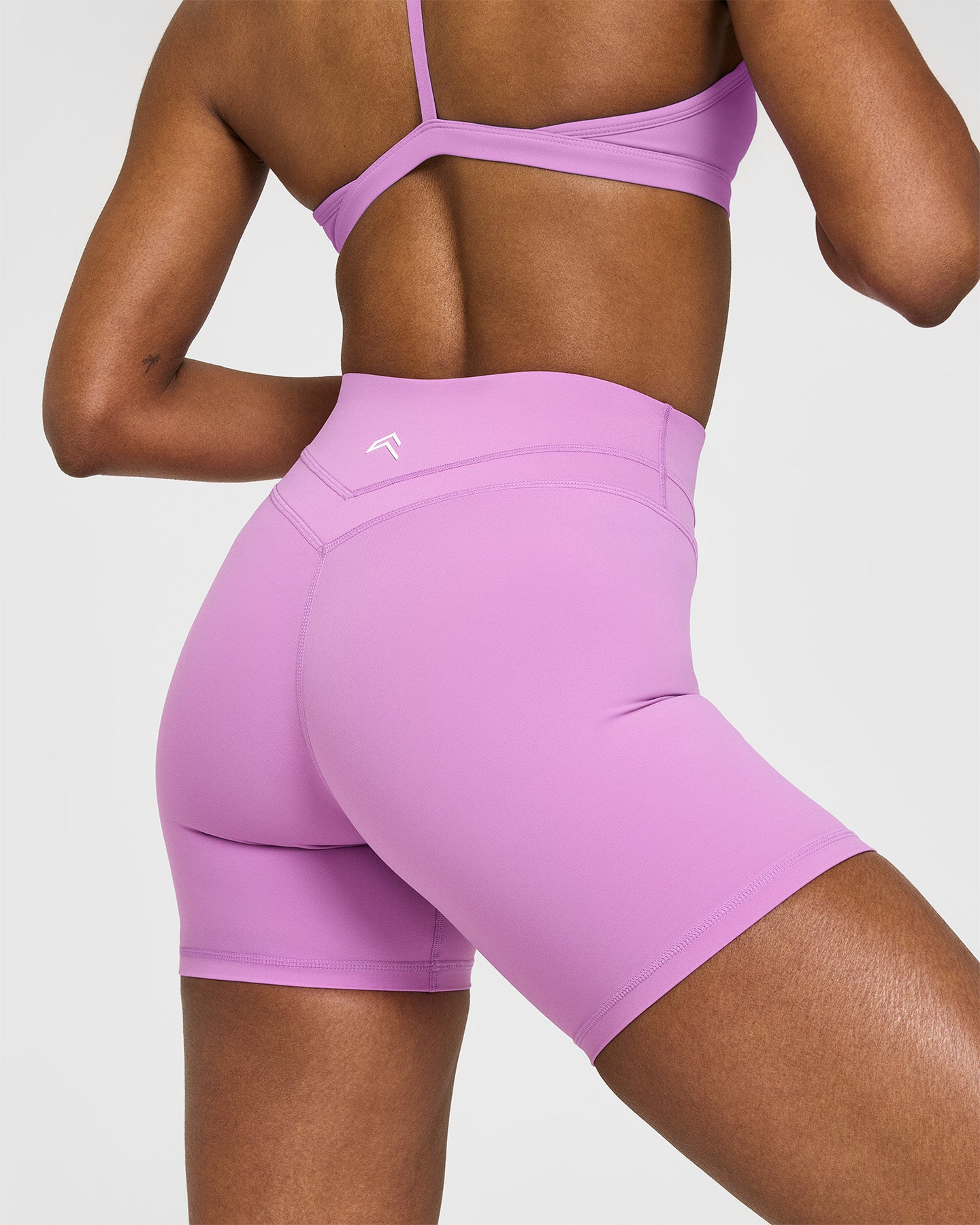 High Waisted Shorts for Women - 6-Pack Comfortable Stretchy Workout Shorts in Orchid Purple | Gym, Yoga, Running & Lounge Wear