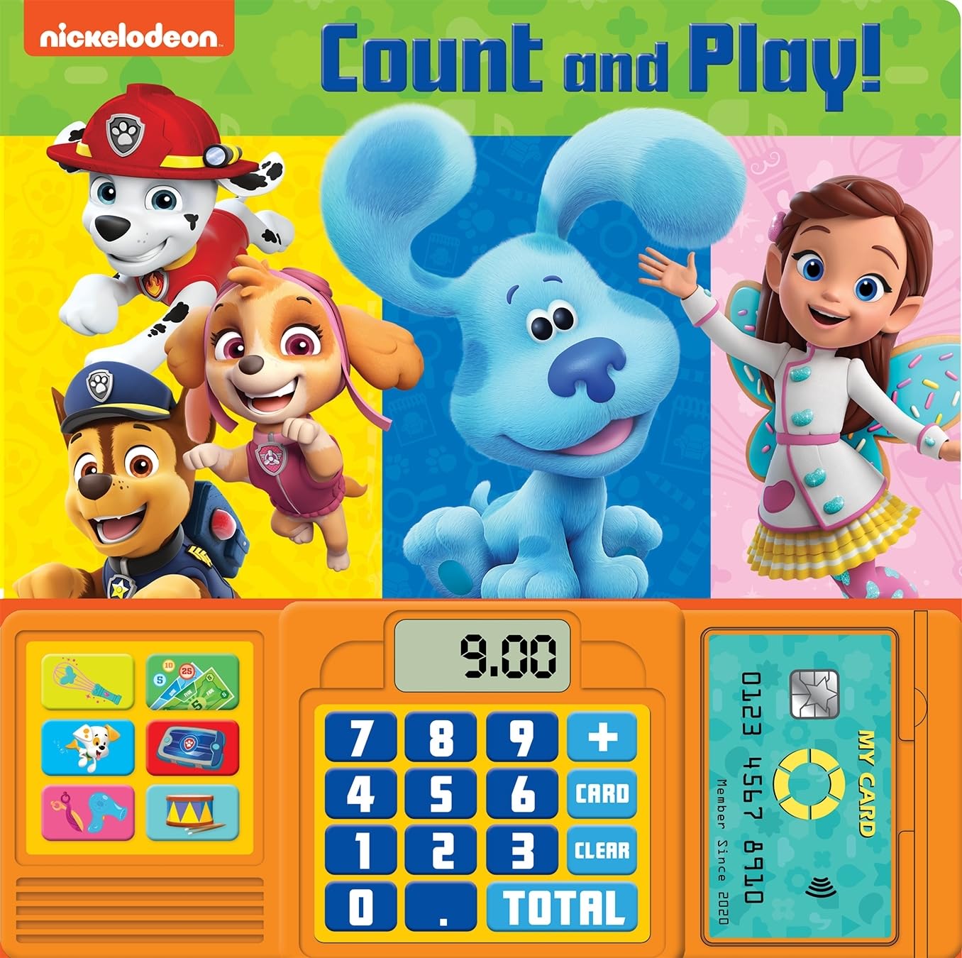 Nickelodeon Count and Play Interactive Sound Book - Fun Learning Toy for Kids, Toddlers & Preschoolers | Perfect for Early Education, Storytime & Playtime Activities