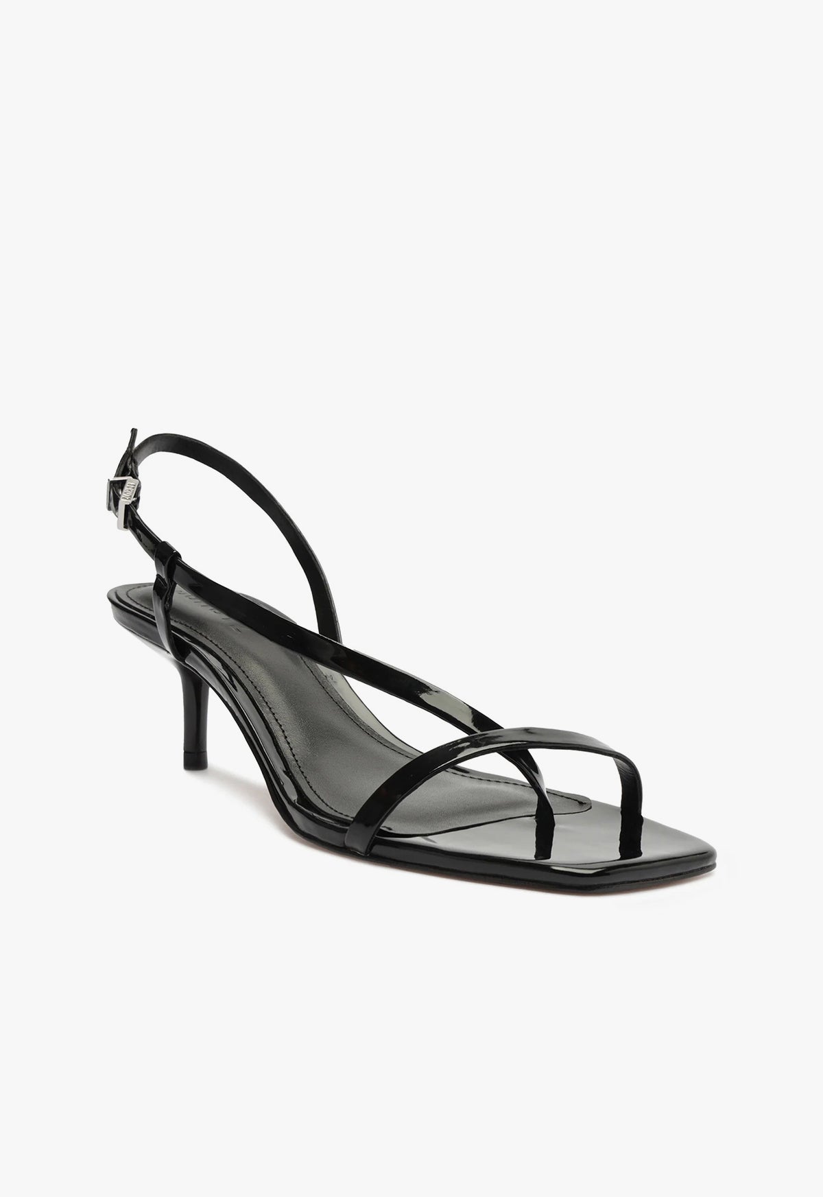 Heloise Patent Leather Sandal - Mid Heel Height (3 Inch) Women's Dress Sandals for Wedding, Party & Evening Wear - Style S2184900010026