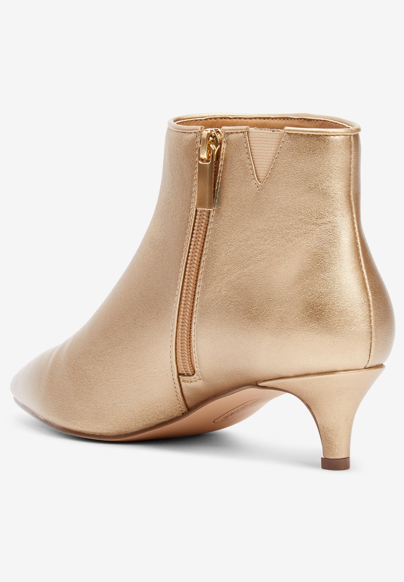 Comfortview Women's Wide Width The Meredith Bootie - Stylish & Comfortable Ankle Boots for Casual Wear, Office & Outdoor Walking