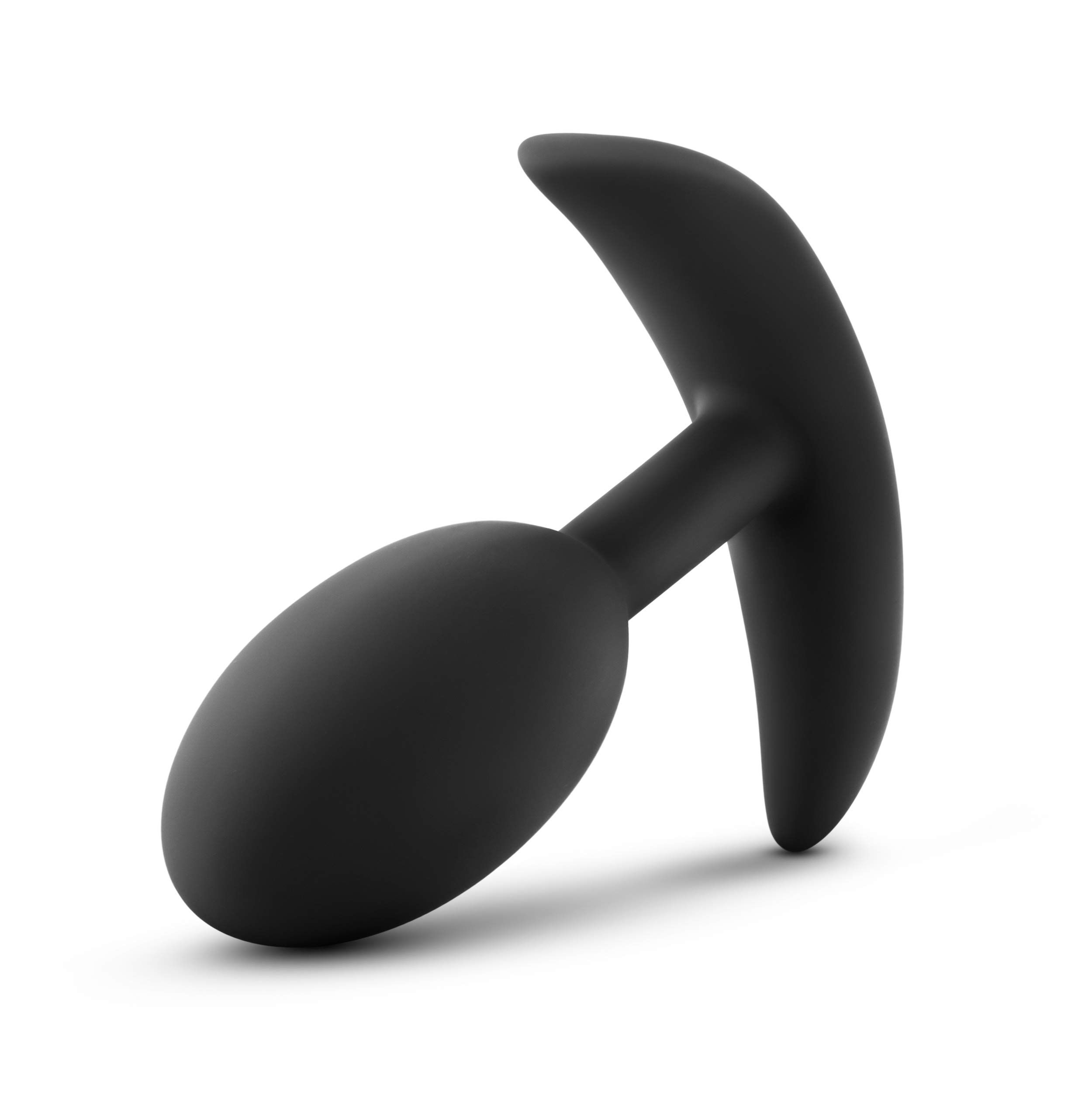 Blush Novelties Luxe Wearable Vibrating Slim Anal Plug – 4 Inch Medium Motion-Activated Silicone Butt Plug for Hands-Free Play – Prostate & G-Spot Stimulator for Men, Women & Couples – Body-Safe Black Sex Toy – Perfect for Solo Play, Couples Fun & Discreet Wear Under Clothing