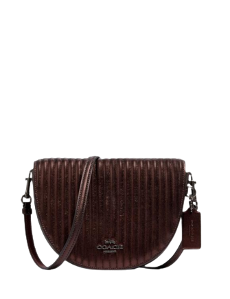 Coach Ellen Crossbody Bag with Linear Quilting - Stylish Leather Shoulder Purse for Women | Perfect for Work, Travel & Everyday Use