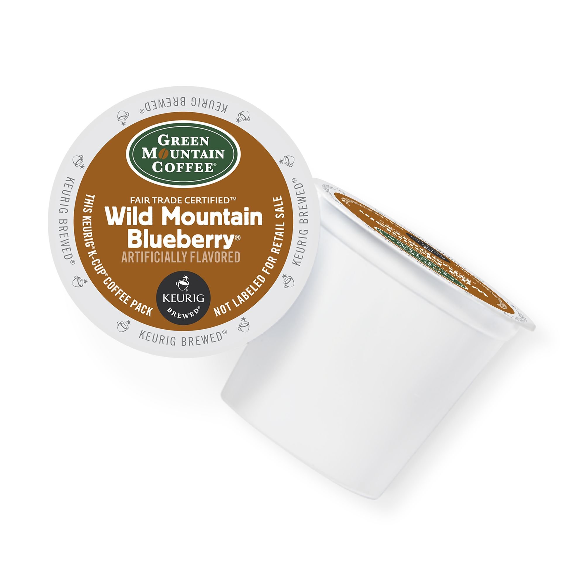 Green Mountain Coffee Wild Mountain Blueberry K-Cups - 24 Count (Pack of 4) | Medium Roast Flavored Coffee Pods for Keurig Brewers | Perfect for Breakfast, Office & Home Use