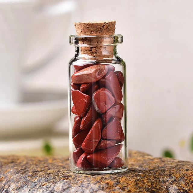 Fairy Crystals Mini Flask - Elegant Portable Glass Bottle for Essential Oils, Perfume & Liquids | Perfect for Travel, Gifts & DIY Beauty Products