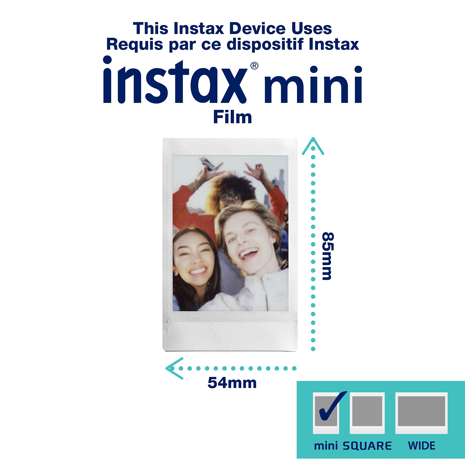 Fujifilm Instax Mini 40 Instant Camera - Black | Instant Film Camera for Travel, Parties & Memories | Perfect Gift for Teens & Adults