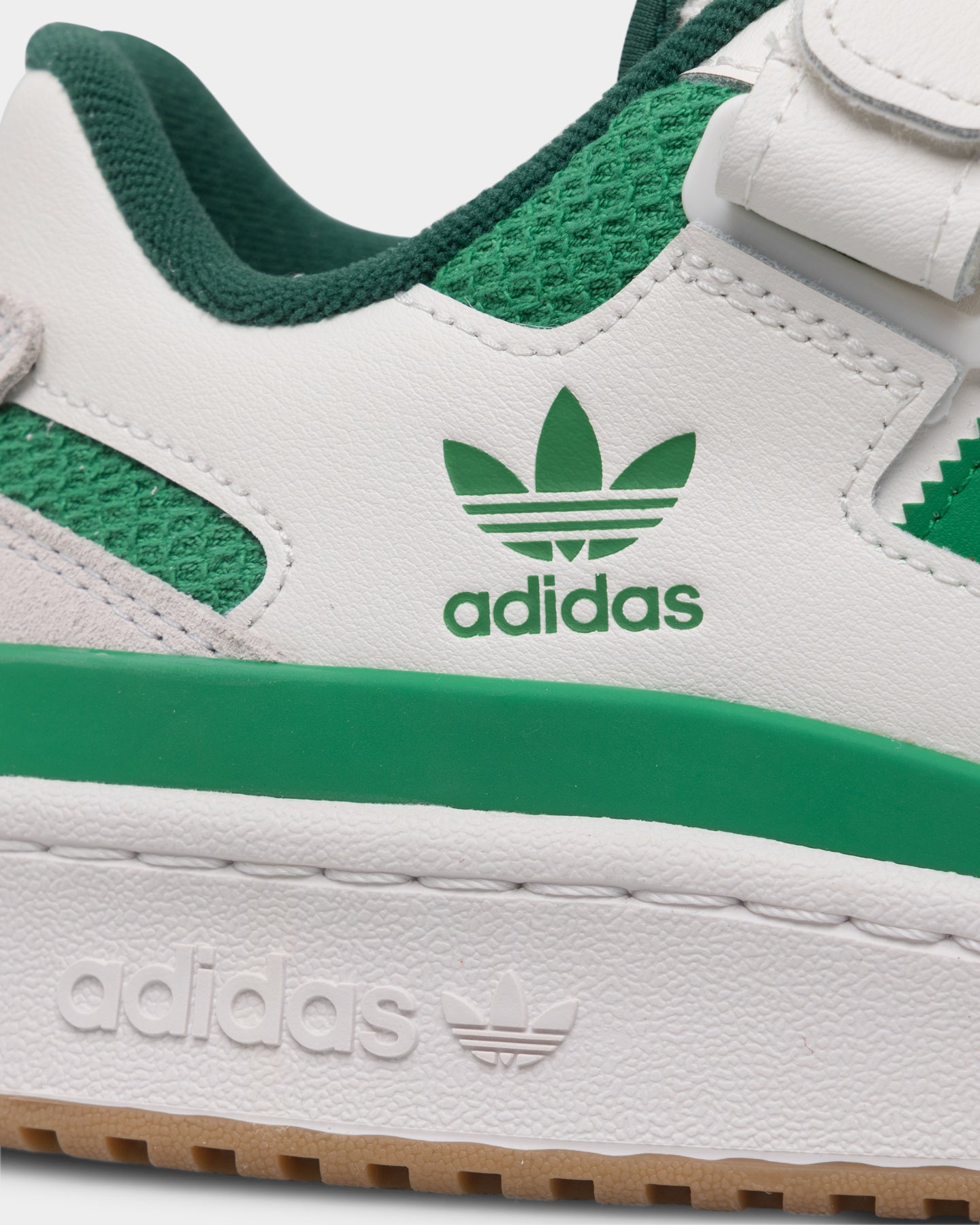 Adidas Forum Low Sneakers - Cloud White & Green - Men's Casual Shoes for Walking, Running & Streetwear Fashion
