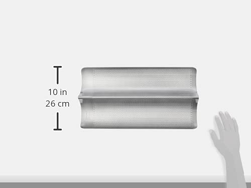 Chicago Metallic Commercial II Non-Stick Perforated French Bread Pan - Professional Baking Sheet for Crispy Golden Crust | Ideal for Home Bakeries, Restaurants & Artisan Bread Making