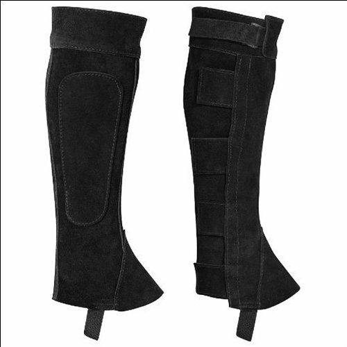 Perri's Kids' Velcro Half Chaps - Equestrian Riding Gear for Children | Perfect for Horseback Riding Lessons & Stable Use