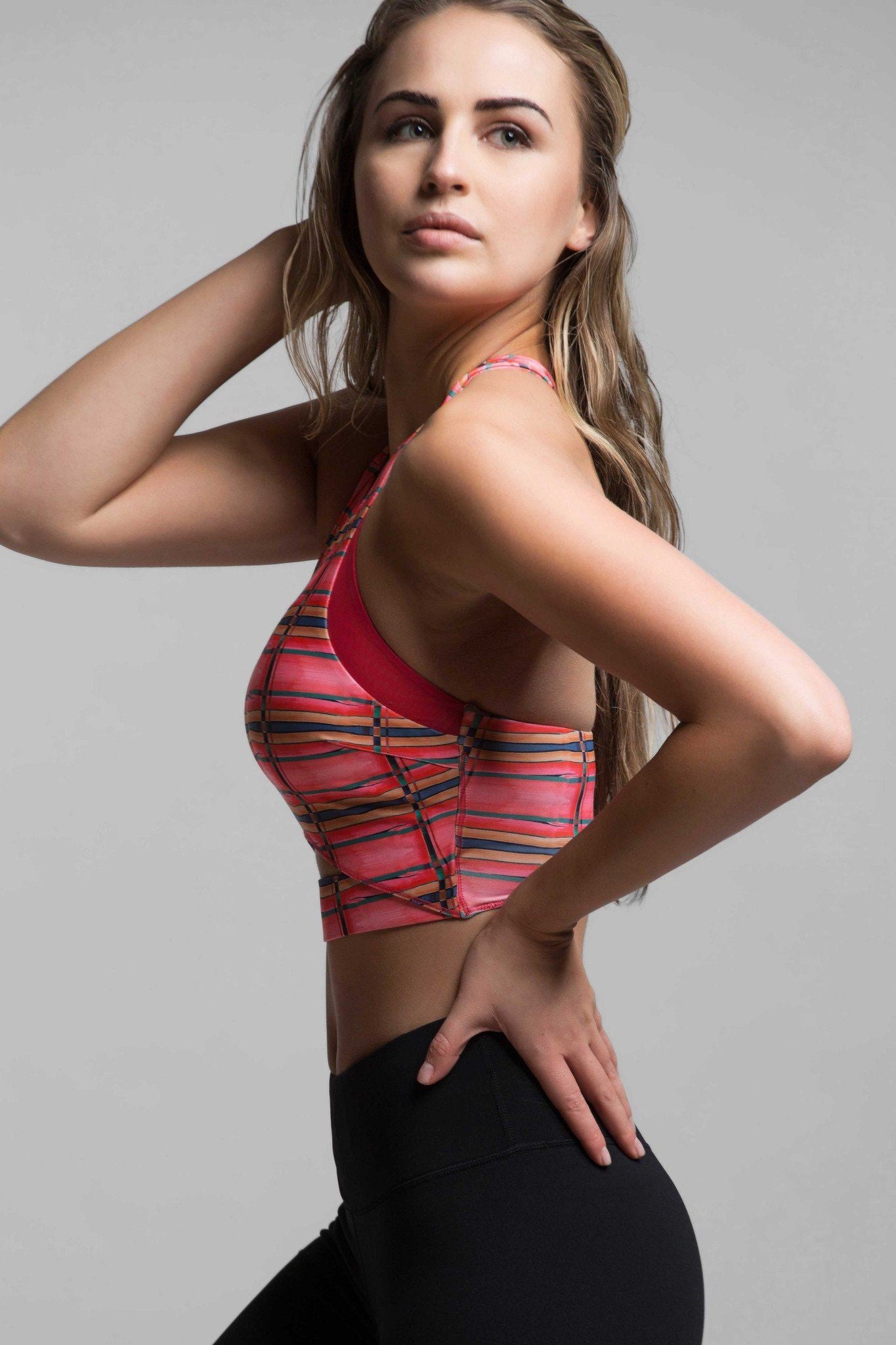 Laurel Light Impact Crop Bra - Women's Supportive Sports Bra for Yoga, Running & Gym Workouts - Breathable & Comfortable Activewear for High-Intensity Exercise