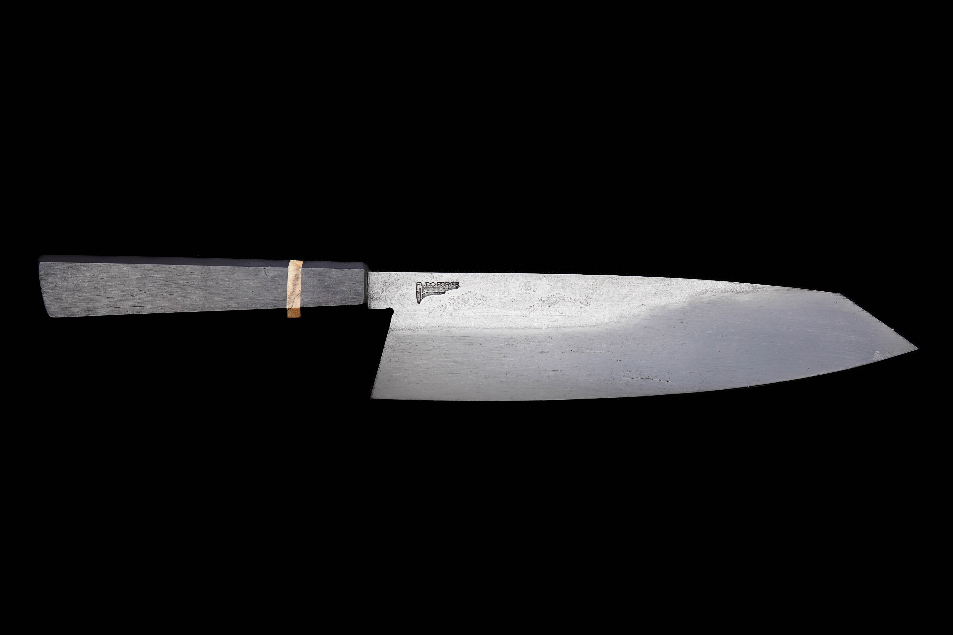 Fudo Forge 210mm Brute de Forge Gyuto Chef Knife by Erich Orris #1324 - Premium Japanese Kitchen Knife for Professional Chefs & Home Cooking