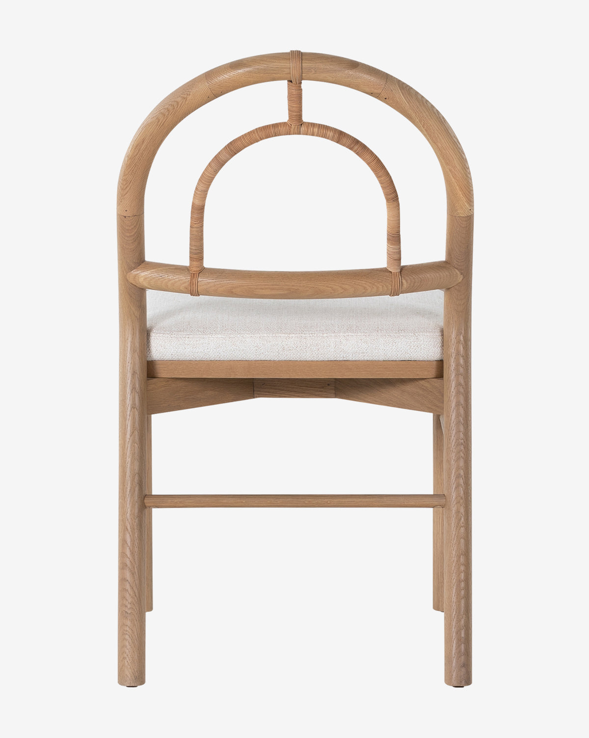 Vasco Dining Chair - Modern Wooden Dining Room Chair with Upholstered Seat - Perfect for Kitchen, Dining Room, and Home Office Use