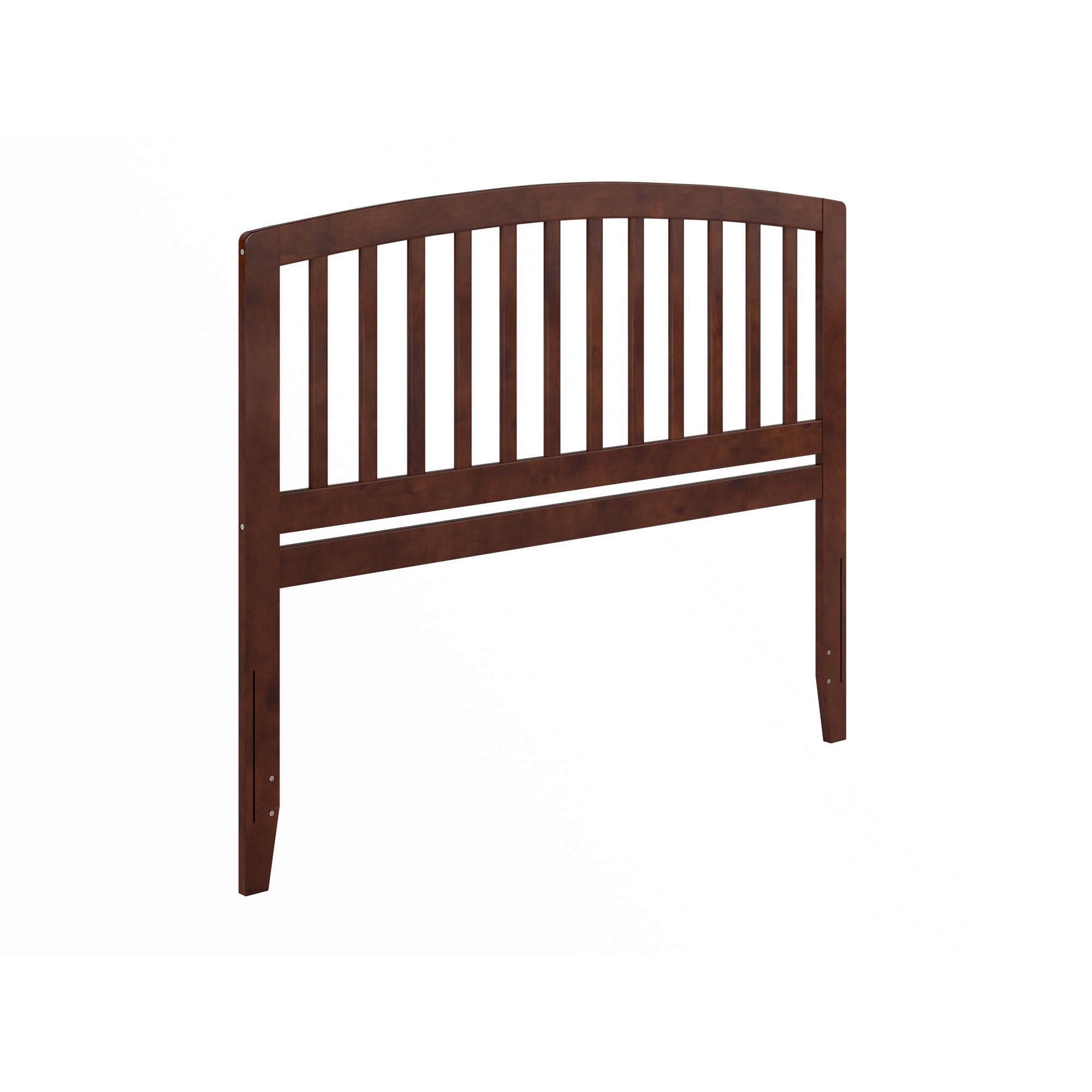 AFI Richmond Queen Size Upholstered Headboard with USB Charging Ports - Walnut Finish for Bedroom Decor & Modern Home Furniture