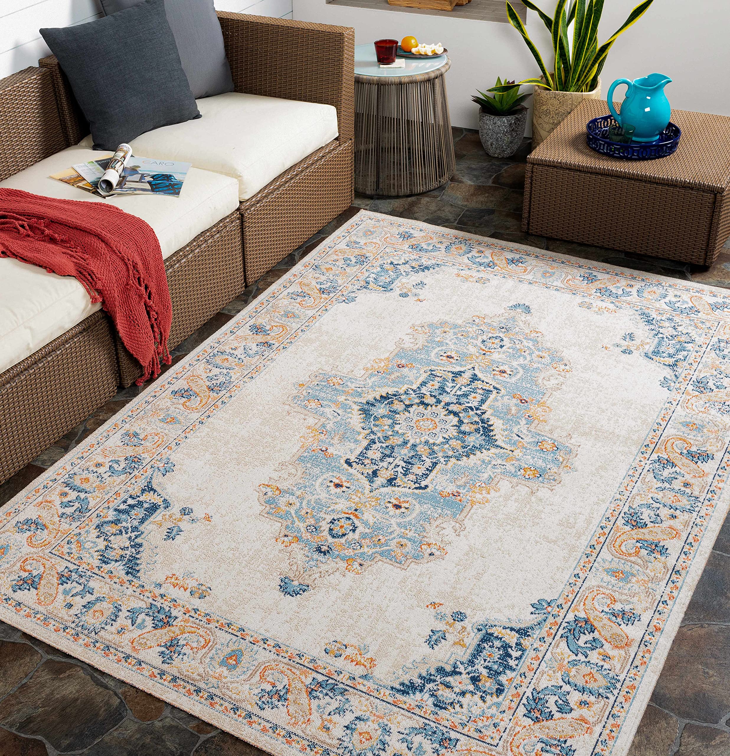 Hauteloom Neepawa Bohemian Transitional Area Rug - 7'10
