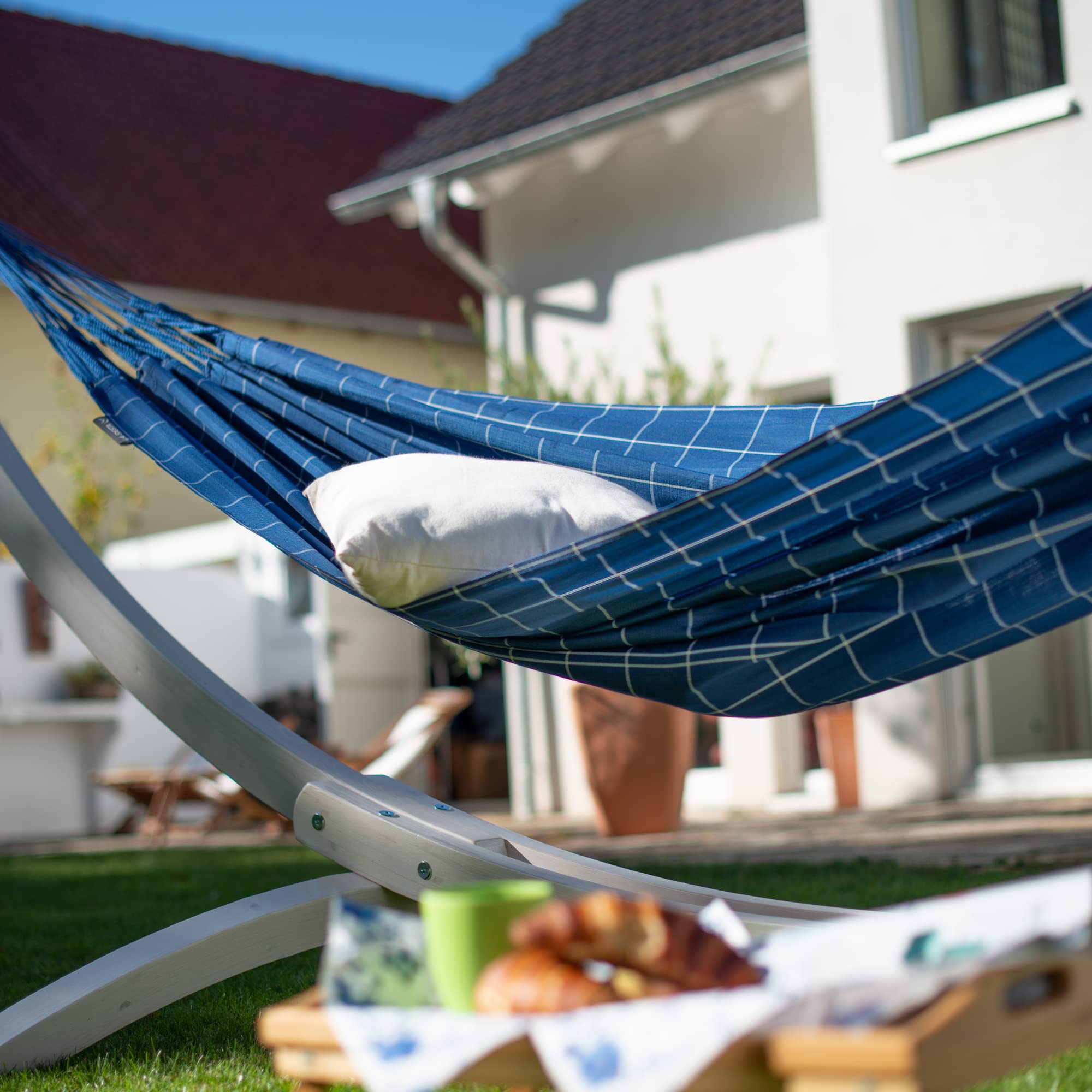 La Siesta® Large Double Brisa Classic Hammock with Tree Mount Kit - Weather Resistant Indoor & Outdoor Hammock Swing for Patio, Backyard, Beach, and Marine Use