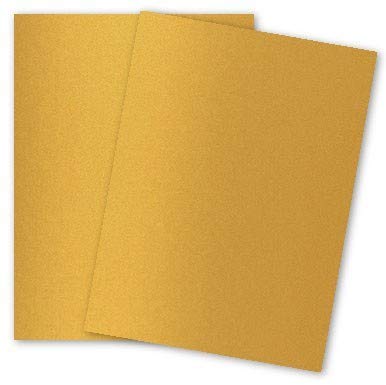 Premium Stardream Metallic Cardstock Paper - 8.5x14 Legal Size - Fine Gold 105lb Cover (284gsm) - 150 Sheets - Perfect for Wedding Invitations, Business Cards & Luxury Packaging
