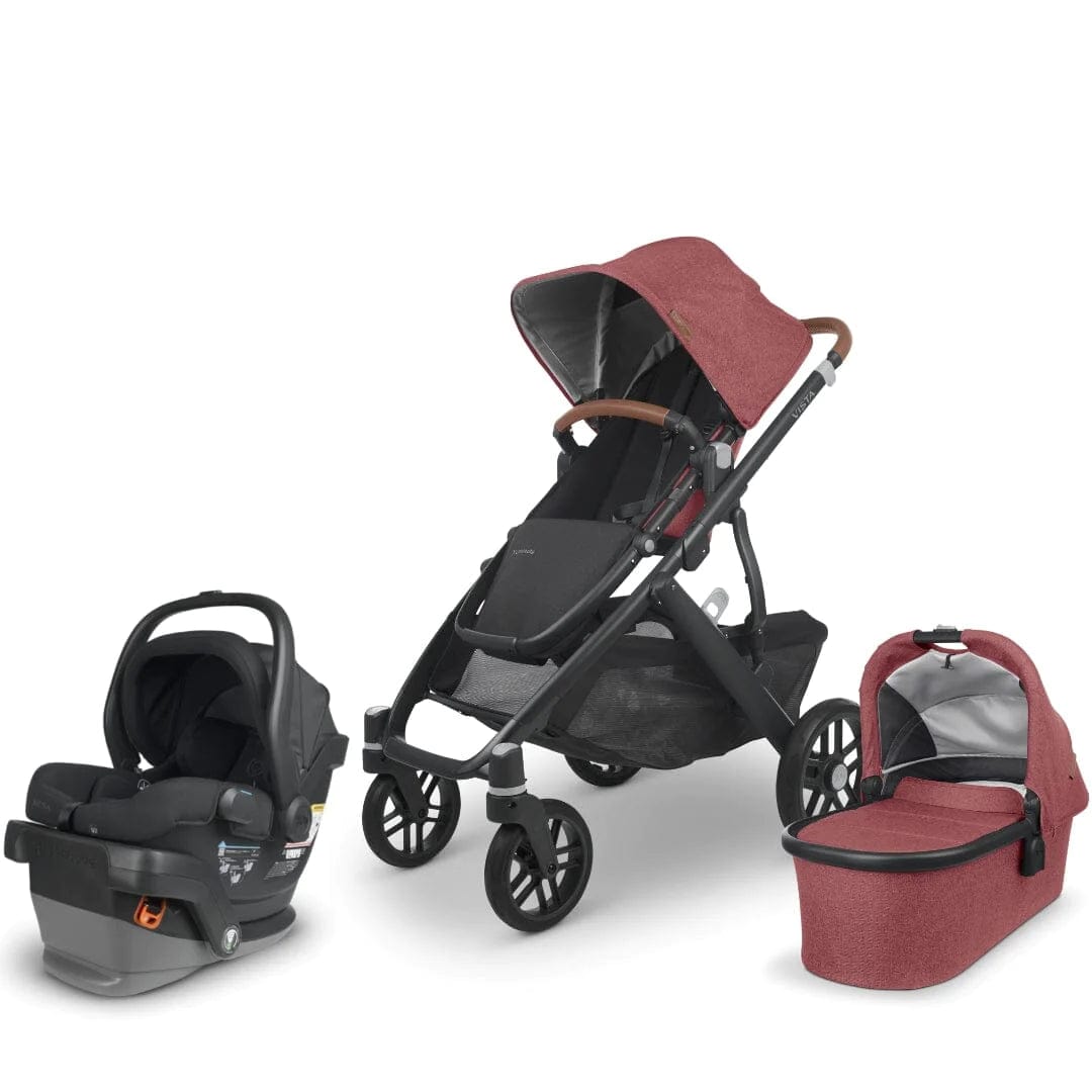 UPPAbaby VISTA V2 Stroller with MESA V2 Infant Car Seat Travel System - Lightweight, Adjustable & Safe Baby Stroller for Newborns to Toddlers - Perfect for City Walks, Shopping & Family Outings