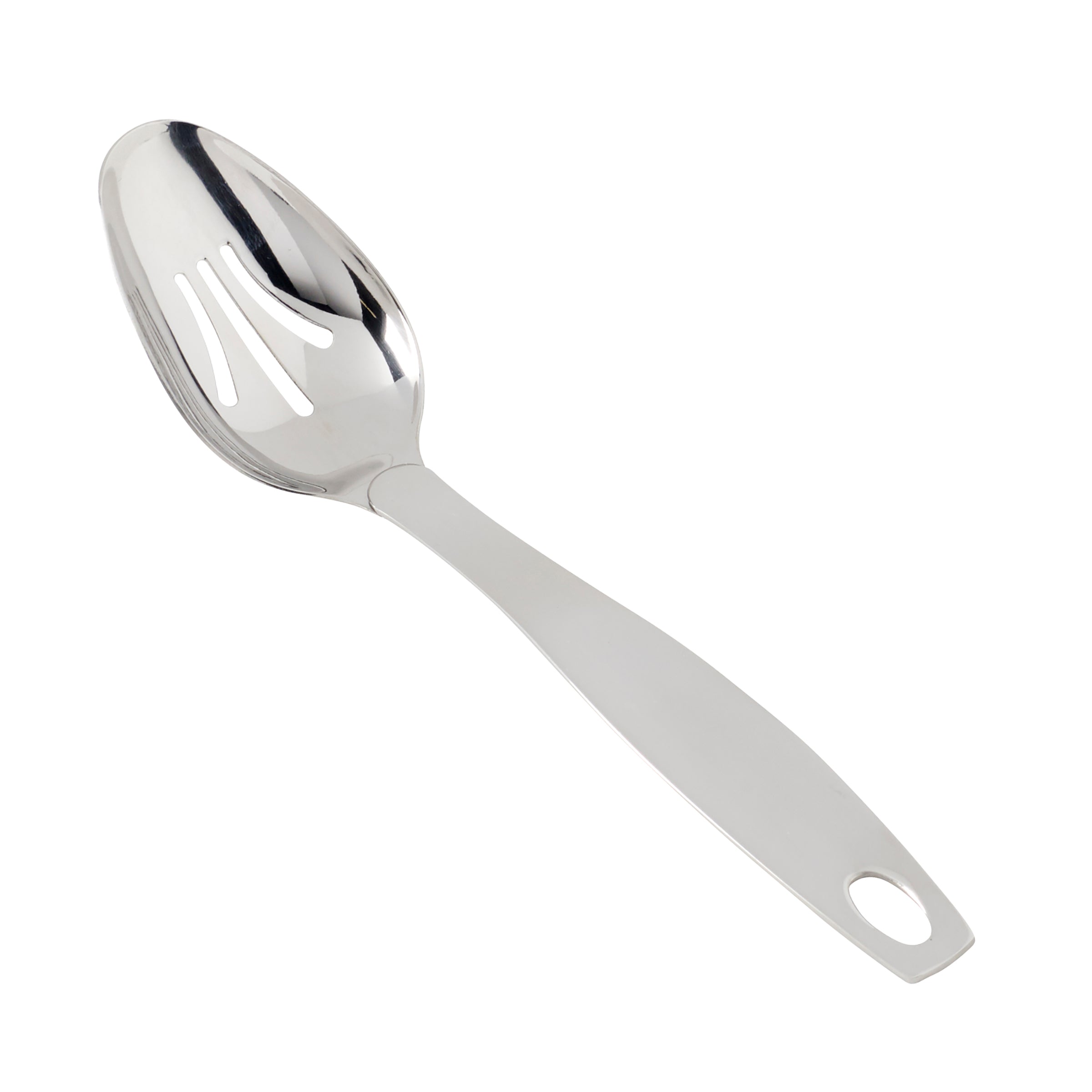 Premium Stratford Slotted Serving Spoon - Stainless Steel Kitchen Utensil for Pasta, Salad & Vegetables - Perfect for Cooking, Serving & Entertaining