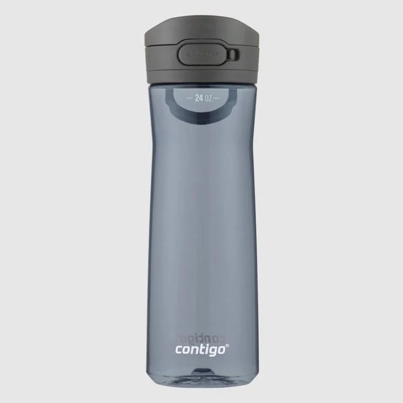 Contigo Autopop Stainless Steel Water Bottle 24oz (709ml) - Leakproof, Insulated & One-Hand Operation - Perfect for Gym, Hiking & Outdoor Activities