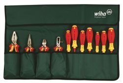 11-Piece Insulated Tool Set for Electricians - Professional Screwdrivers, Pliers & Wrenches for Safe Electrical Work & Home Repairs