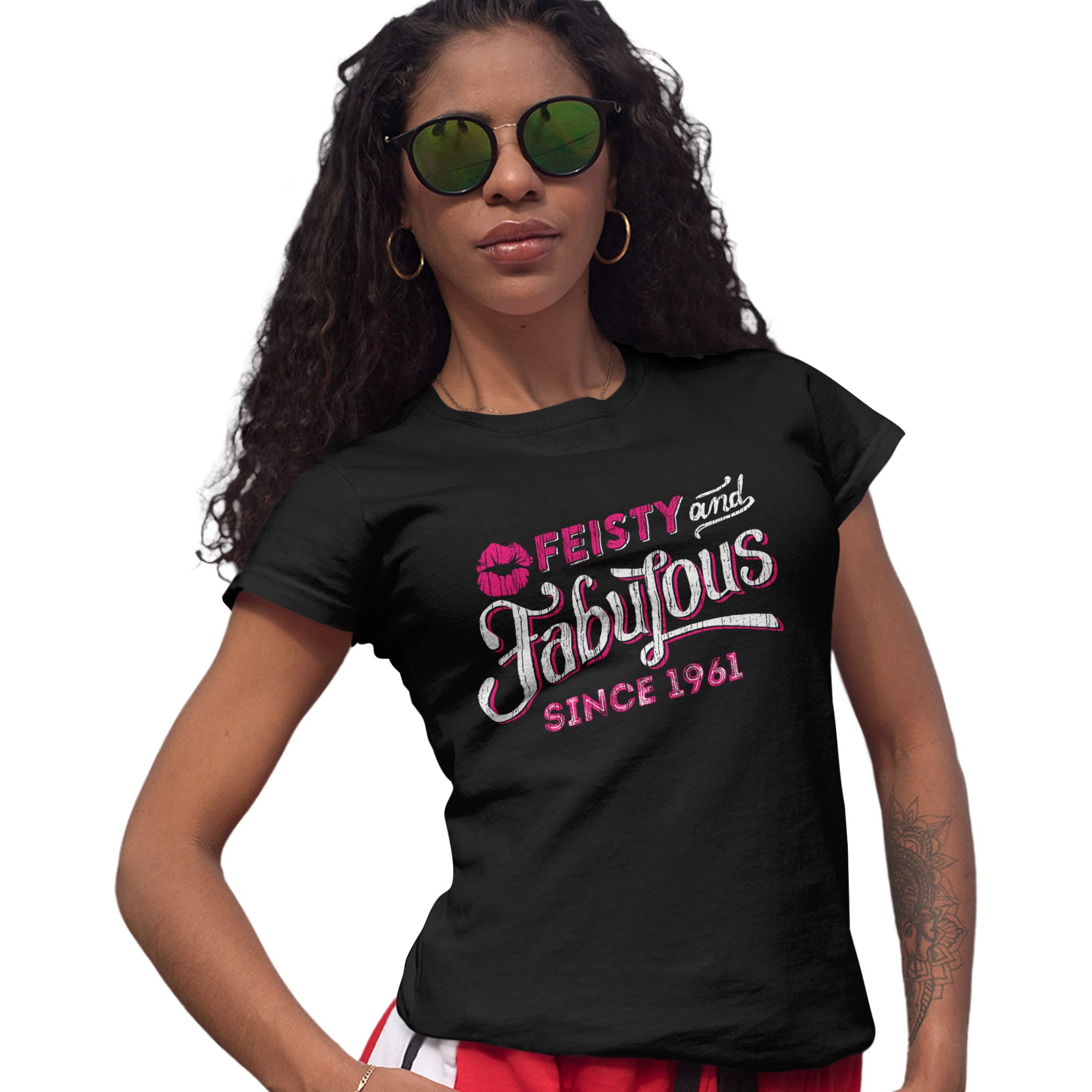 62nd Birthday Shirts for Women - Vintage 1960 Themed 60 Year Old Birthday T-Shirt | Fun Party Outfit & Gift Idea for Grandma, Mom, Friends