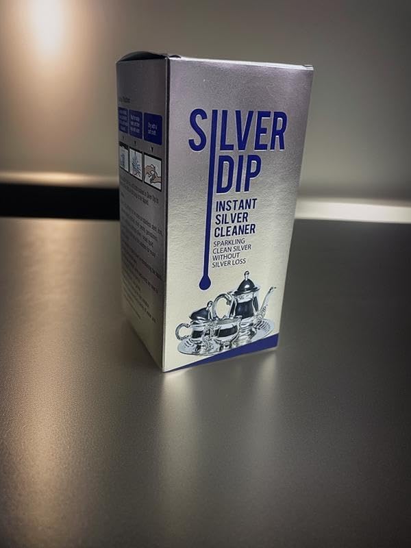 Brilliant Silver Dip - Instant Silver Cleaner & Polish Without Silver Loss | Silver Shield Tarnish Remover (300ml) | Perfect for Jewelry, Silverware & Antique Restoration