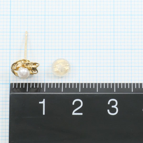18K Yellow Gold Pearl Earrings for Women - Elegant Luxury Jewelry Gift for Wedding, Anniversary & Special Occasions