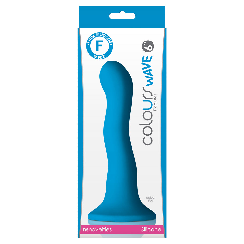 Colours Wave 6 Inch Realistic Dildo for Women & Men - Waterproof Silicone Adult Toy for Solo Play & Couples, Perfect for Bedroom Fun & BDSM Exploration