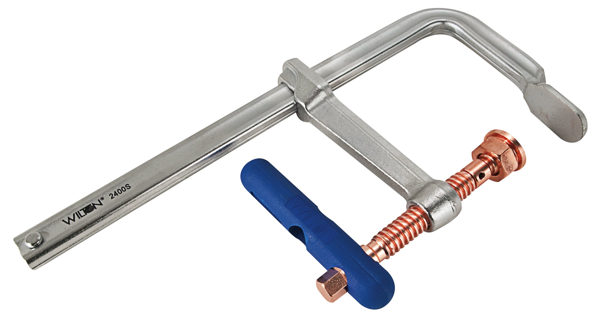 Wilton Tools 86450 36-Inch Regular Duty F-Clamp with Copper Coating - Heavy Duty Woodworking, Metalworking, and DIY Projects Clamp for Secure Holding
