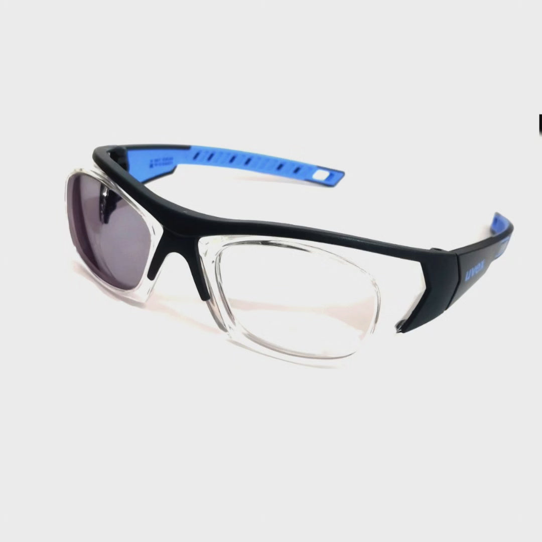 Uvex Photochromic Anti-Fog Sports Glasses with Rx Insert SP 5518 - UV Protection, Adjustable Fit for Cycling, Running & Outdoor Activities