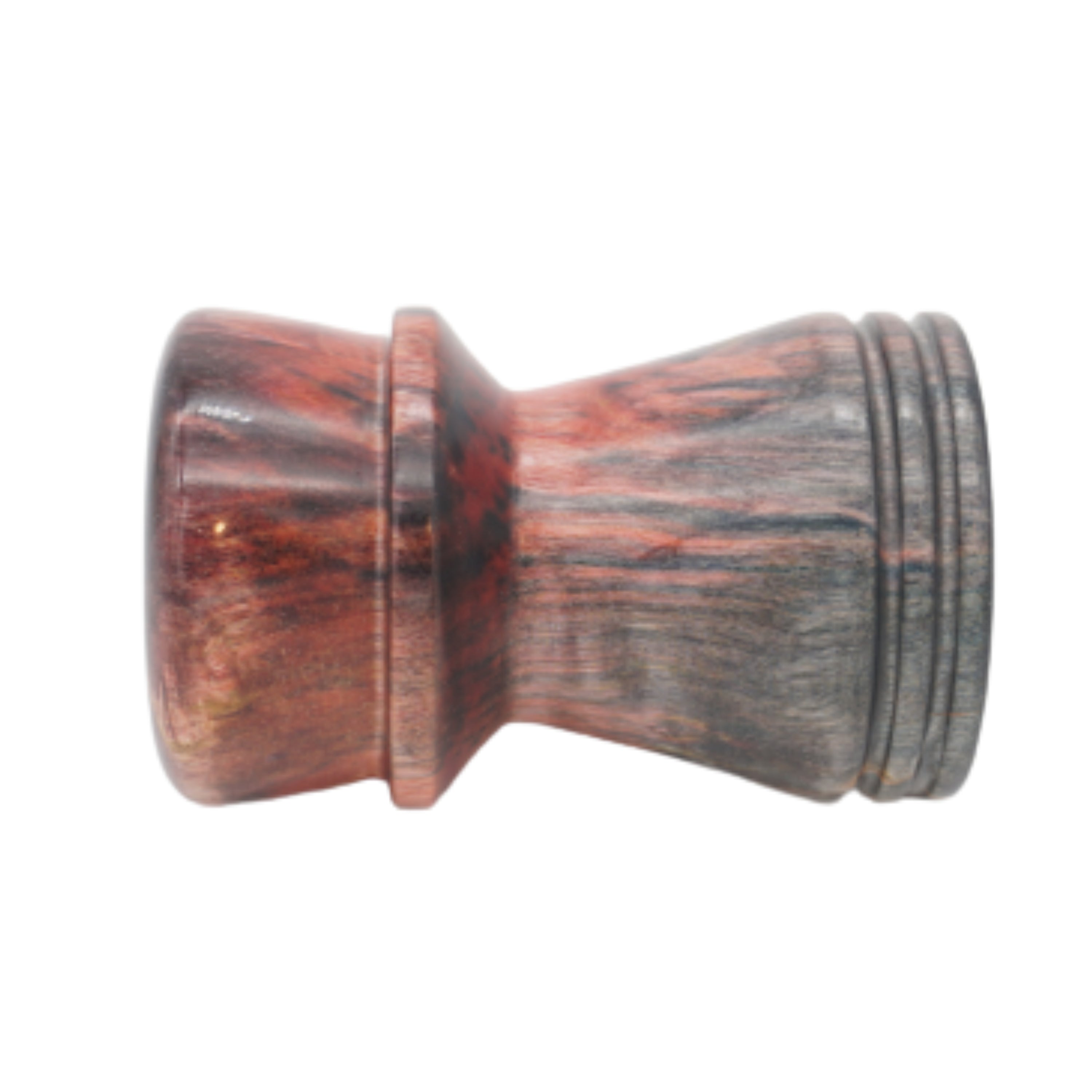 Premium Karelian Birch Stabilized Wood Handcrafted Shaving Brush Handle - Fits 24mm & 26mm Knots - Perfect for Wet Shaving & Grooming Gifts for Men