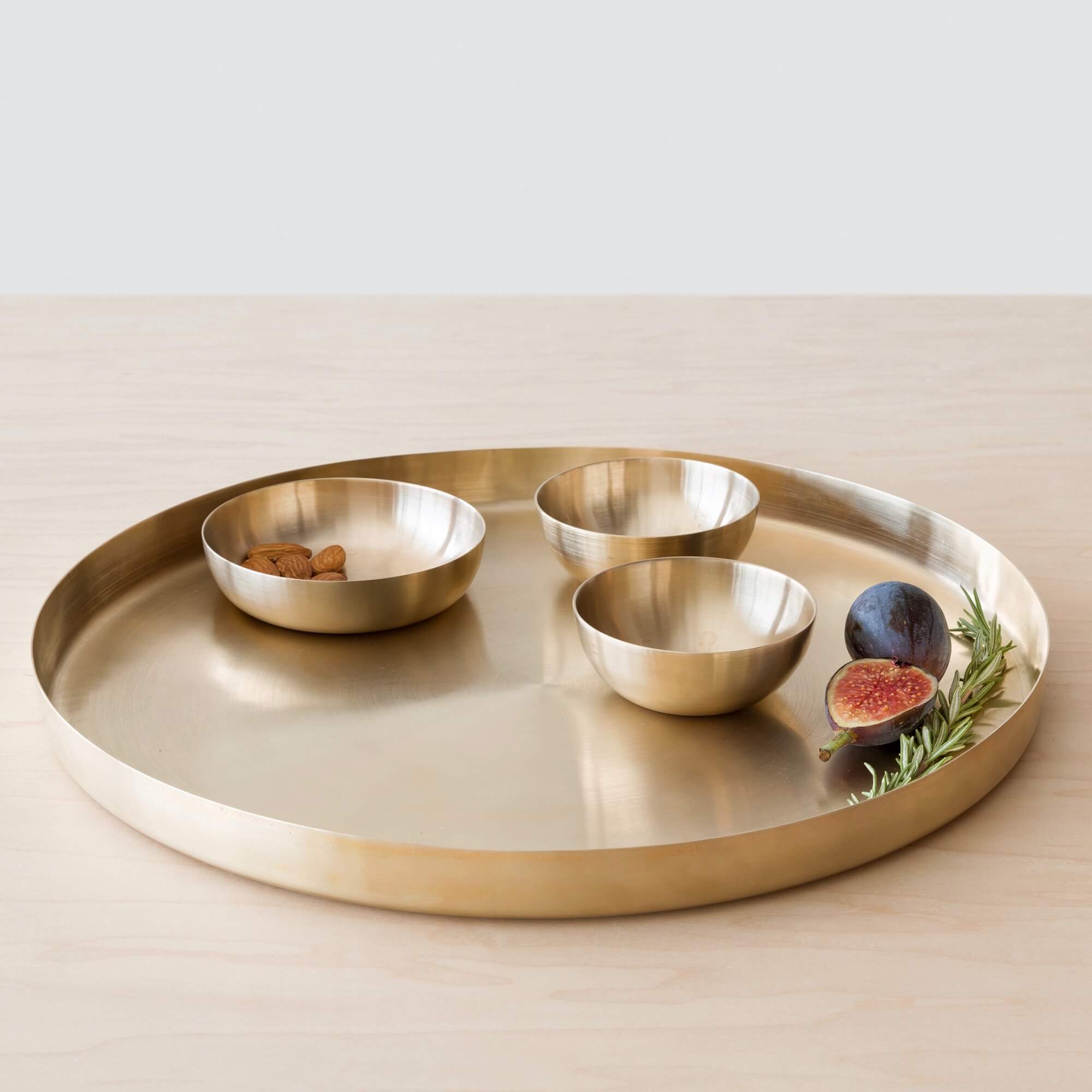 Premium Bronze Bowls Set of 2 - Handcrafted Hammered Metal Serving Bowls for Salads, Fruits & Desserts - Elegant Home Dining & Party Tableware