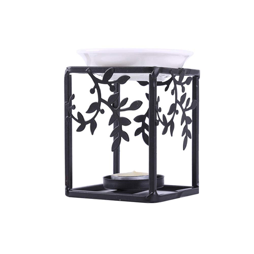 Premium Stainless Steel Aromatherapy Candle Burner with LED Lights - Home Decor, Christmas Tree Decoration, Relaxing Scent Diffuser for Bedroom, Living Room & Office