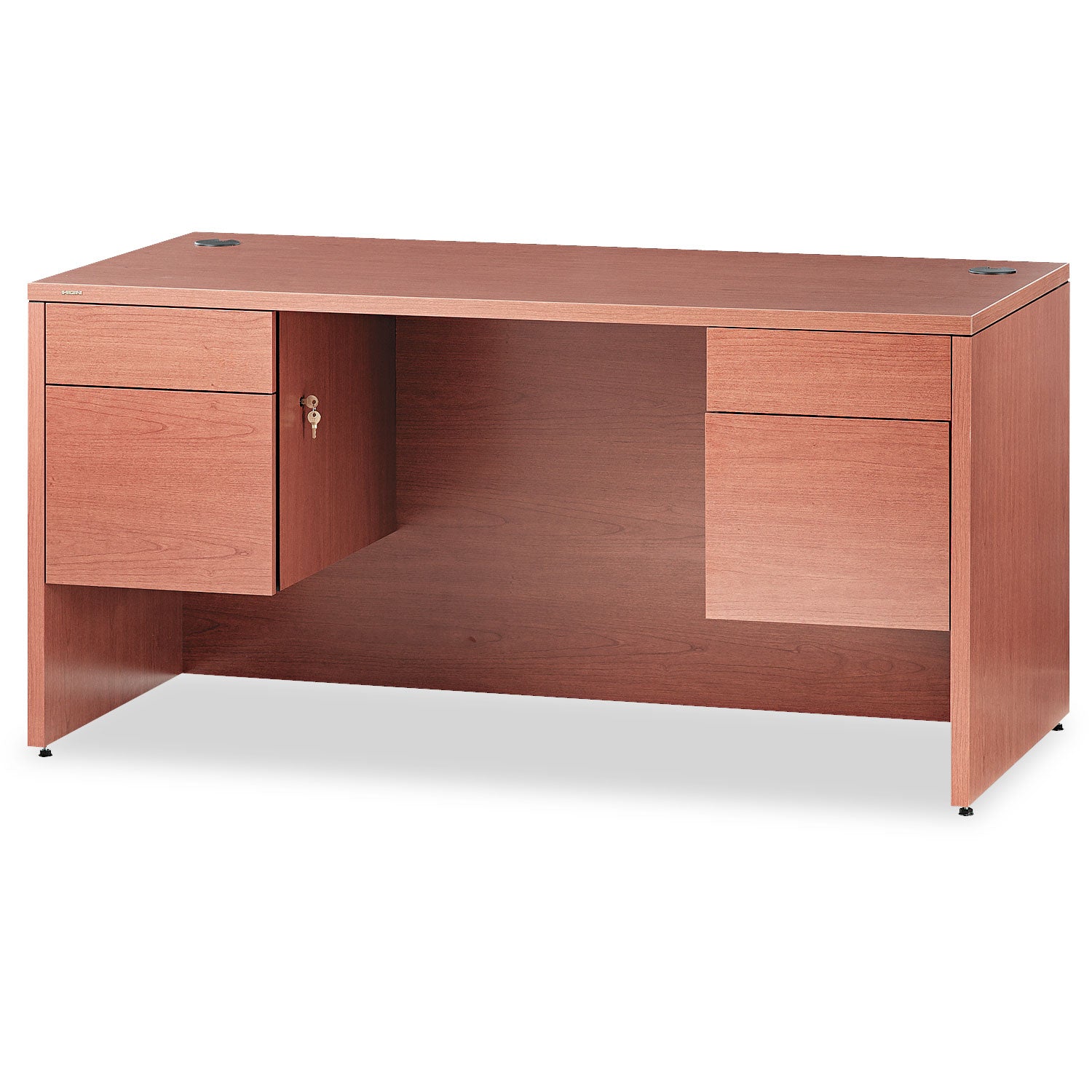 10500 Series 3/4 Height Double Pedestal Desk - 60