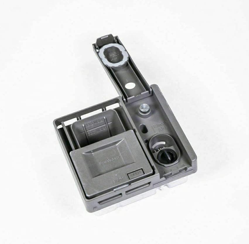 KitchenAid Dishwasher Detergent Dispenser Replacement - Compatible with KDTE334GPS0, KDTE554CSS3, KDTE554CSS4, KDTM354DSS4, KDTM354DSS5, KDTM354EBS1, KDTM354EBS2, KDTM354EBS3, KDTM354ESS1, KDTM354ESS2, KDTM354ESS3 Models - Perfect for Easy Dishwashing & Detergent Storage
