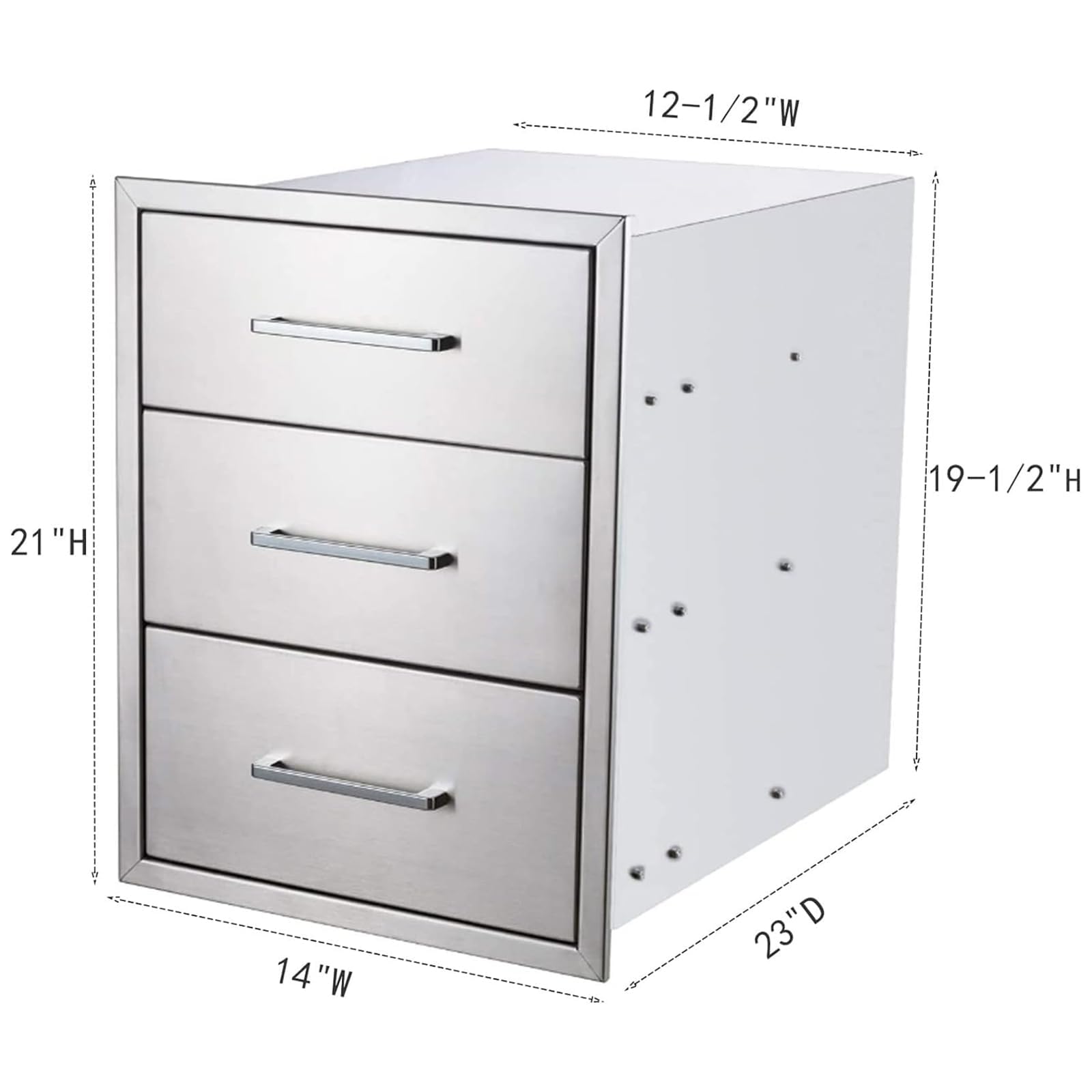 Stainless Steel Outdoor Kitchen Drawers - 14