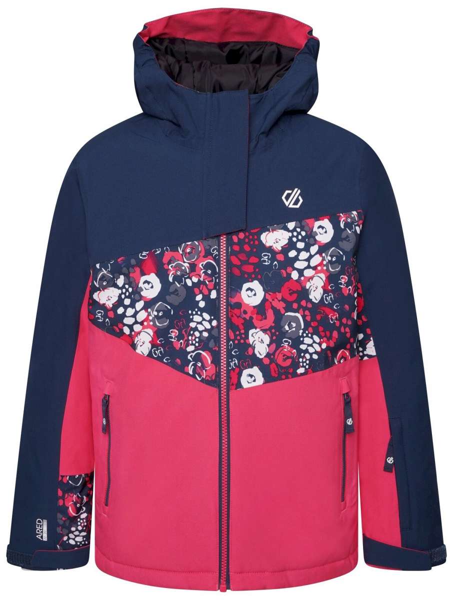 Dare2B Junior's Humour II Insulated Jacket - Waterproof Winter Coat for Girls & Teens 2023 - Warm Puffer Jacket for School, Outdoor Activities & Cold Weather