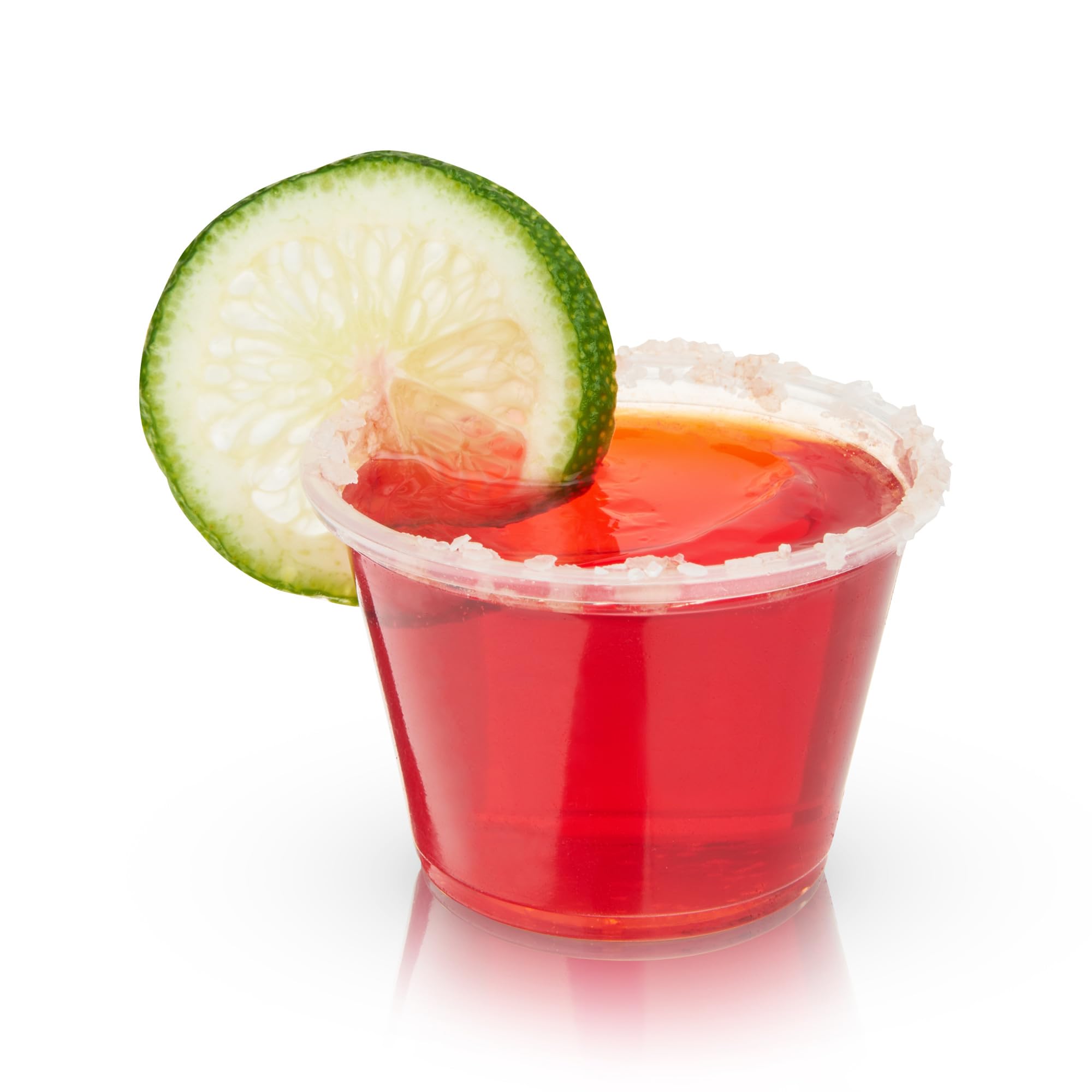 True 2.5oz Disposable Plastic Jello Shot Cups with Lids - 25-Pack | Leak-Proof Condiment Containers for Salad Dressing, Sauces, Party Snacks & Desserts | Perfect for Parties, BBQs, Picnics & Catering Events