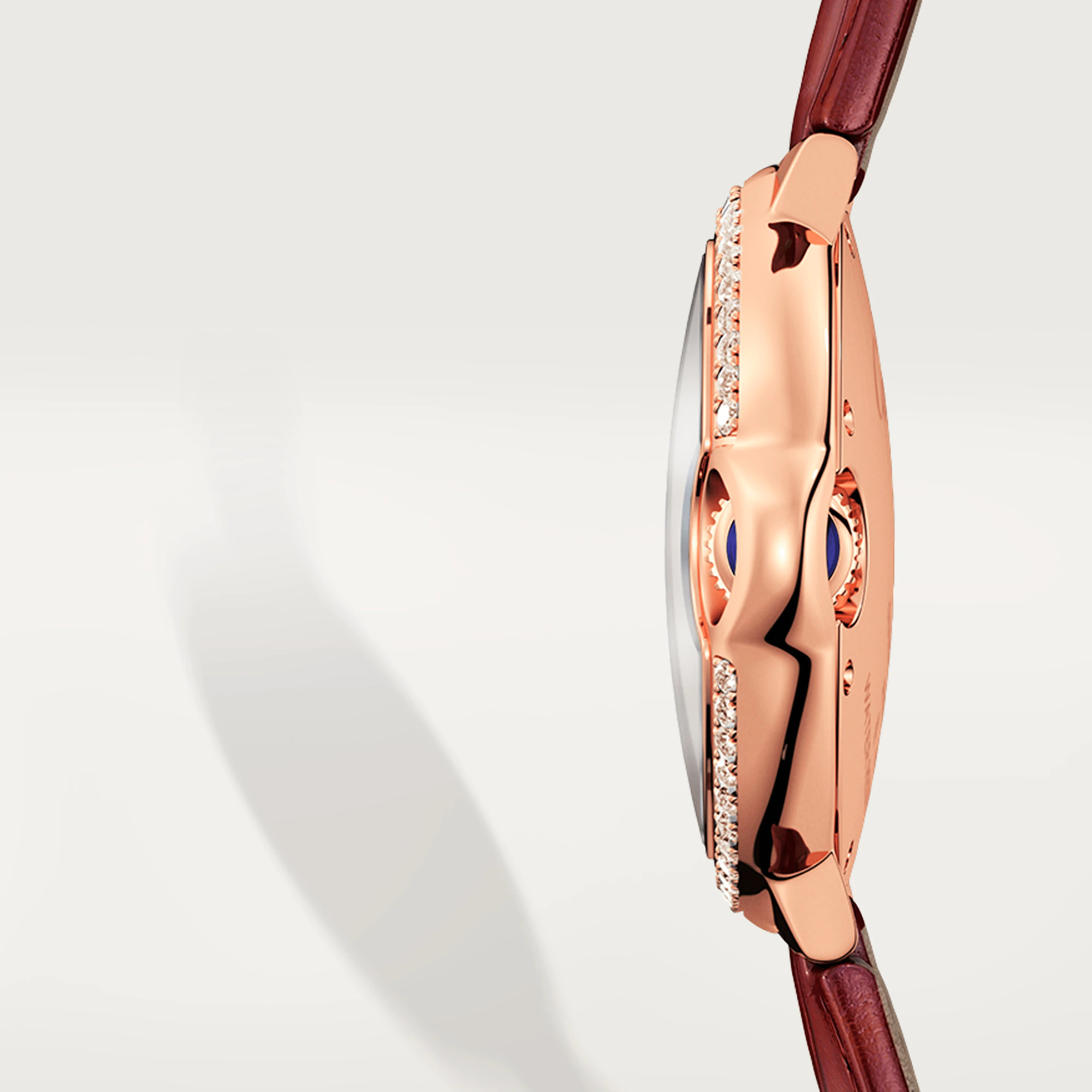 Cartier Ballon Bleu 33mm 18K Rose Gold Diamond Ladies Watch - Luxury Women's Wristwatch for Formal Events & Special Occasions