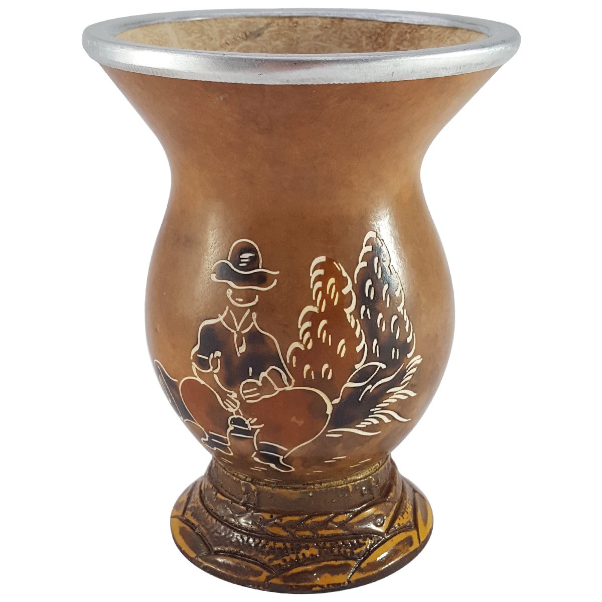 Premium Chimarrão Gourd & Bombilla Set - Traditional Brazilian Yerba Mate Cup & Straw - Perfect for Tea Lovers & Cultural Enthusiasts