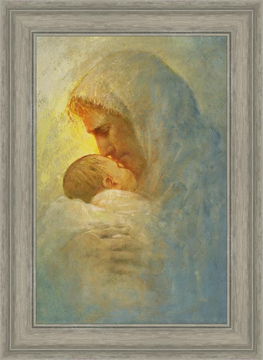 Abba By Yongsung Kim - Premium Christian Wall Art for Home & Church Decor | Inspirational Bible Verse Canvas Painting for Living Room, Bedroom & Office